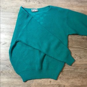 Vintage Turquoise Sweater
